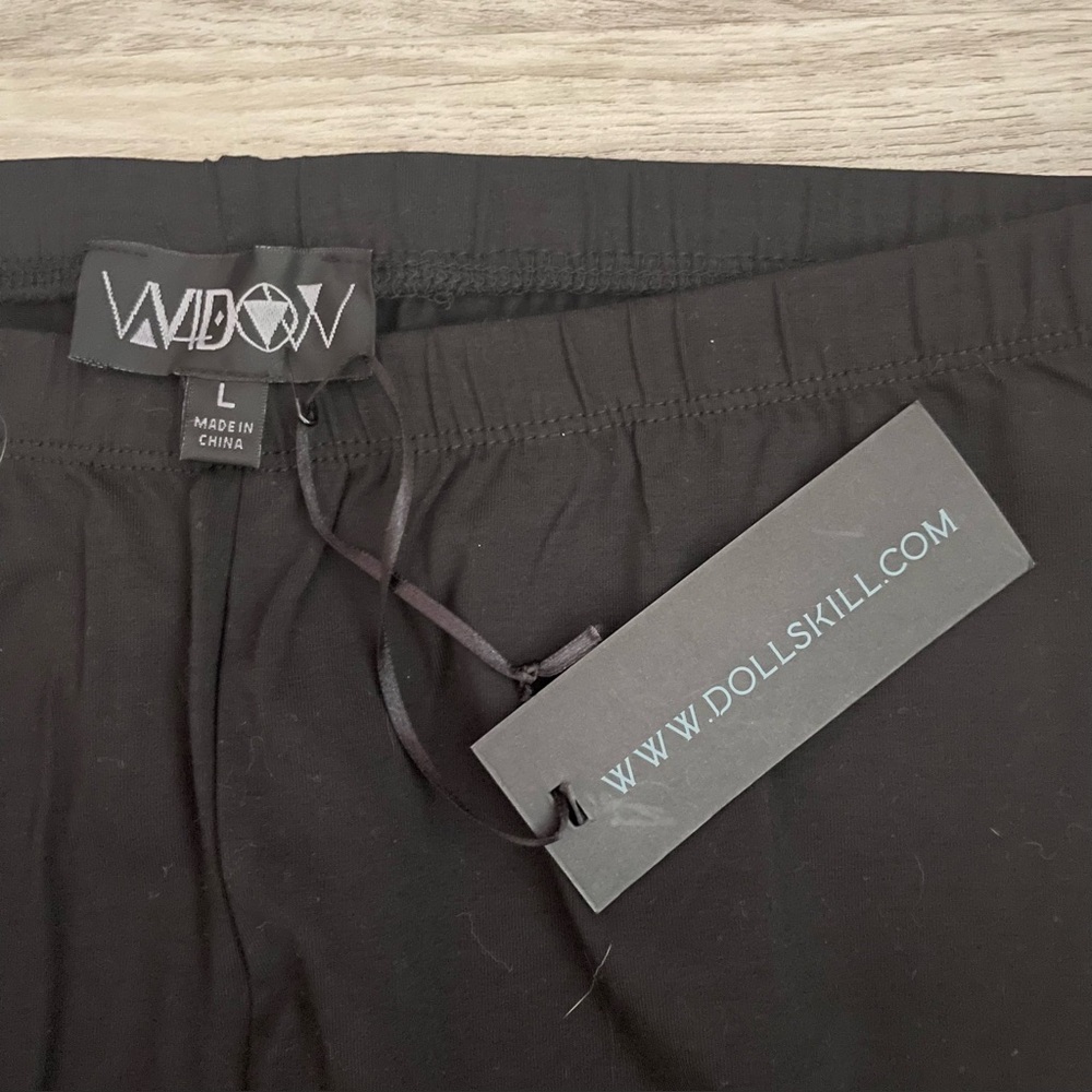 WIDOW for DOLLS KILL Destroyed Destructed LEGGINGS PANTS